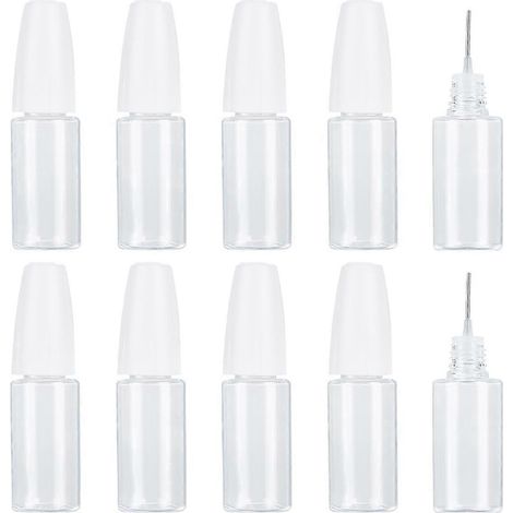 20 flacons applicateurs à embout de précision, 10 ml/0,34 oz (1/5)