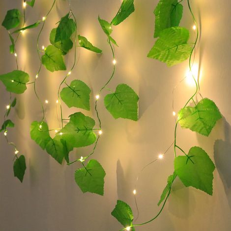 Guirlande Lumineuse LED Lierre Artificiel pour Décoration Intérieure et Extérieure (1/5)