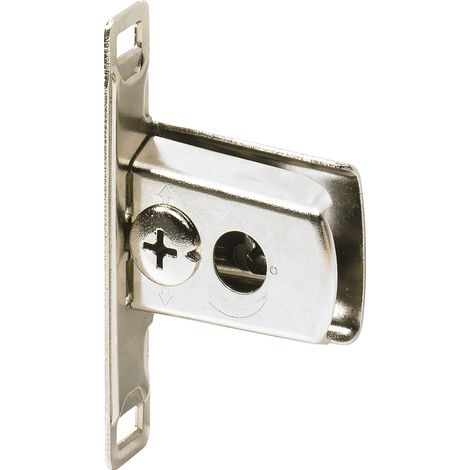 Hettich Schubkasten-Frontbefestigung, für Zargen, MultiTech, 54997, silber vernickelt