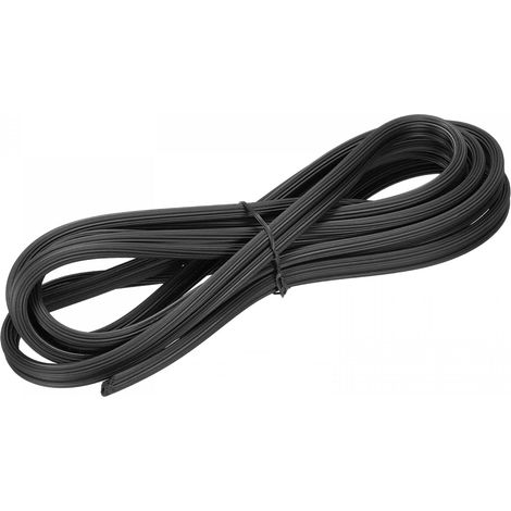 Bildschirm Spline 5M/16.4Ft Silikon Dichtungsstreifen für Fenstergitter 6.5mm Außendurchm. Schwarz (1/5)