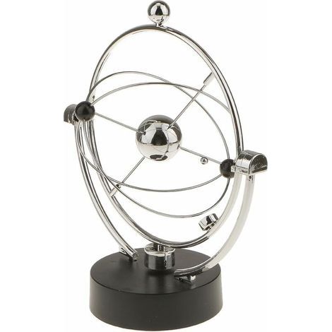 Pendule électrique Magnétique Cinétique Orbital Newton Céleste Tournant Jouet Décoration Table Bureau 5styles - Balle (1/5)