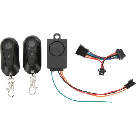 Alarme antivol intelligente pour vélo et scooter électrique sans fil, télécommande, compatible 36‑72V universel (1/5)
