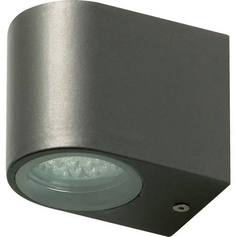 Applique Lampada a Led Da Parete Per Esterno In Acciaio Inox Elegante 21 Led (1/10)