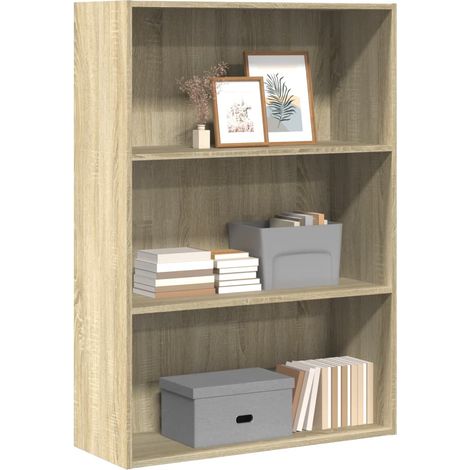 Bücherregal Sonoma-Eiche 80x30x114 cm Holzwerkstoff