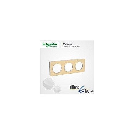 Schneider Electric Odace Placca di finitura bianco legno nordico