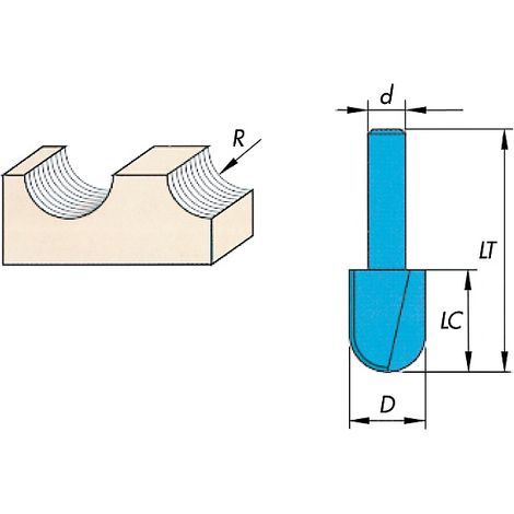 MECHE A GORGE HM D.16 R=8 Q8 - 4208.708.00 - LEMAN
