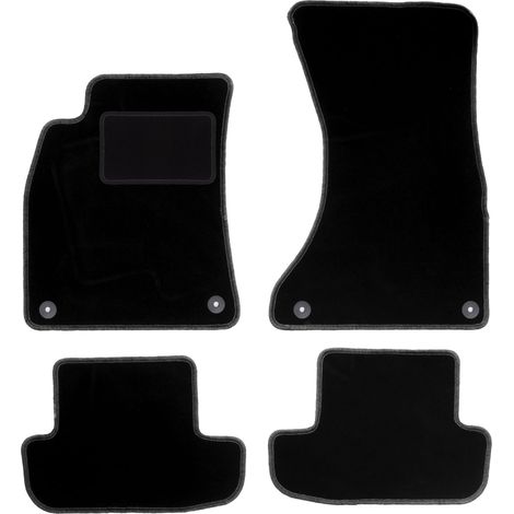 Alfombrillas de terciopelo negro para Audi A5 8T Coupé (2008-2018) (1/5)