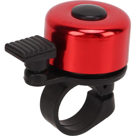 Rote Fahrradklingel aus Metall, Sicherheitswarnvorrichtung für den Lenker, Mini-Alarmklingel (1/5)
