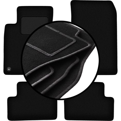 Komplettset Veloursmatten für: Mercedes W246 B-Klasse (2011-2018)