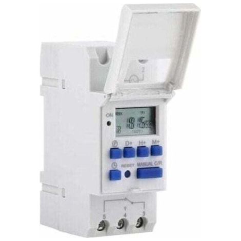 LCD Minuterie Programmateur horaire lectrique hebdomadaire Numrique Timer Interrupteur 15A(220V) (1/5)