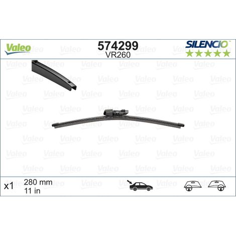 Balai d'essuie-glace VALEO 574299 (1/4)