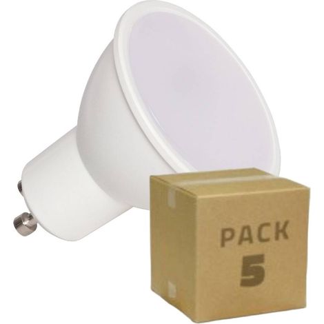 5er-Pack LED-Glühbirnen 12/24 V GU10 6W 600lm No Flicker 6500K Kaltweiß