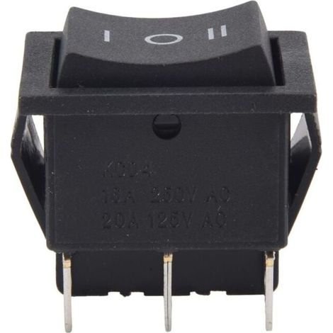 16A 250V AC 20A 125V 6 Broches 3 Positions Interrupteur a bascule profile (1/4)
