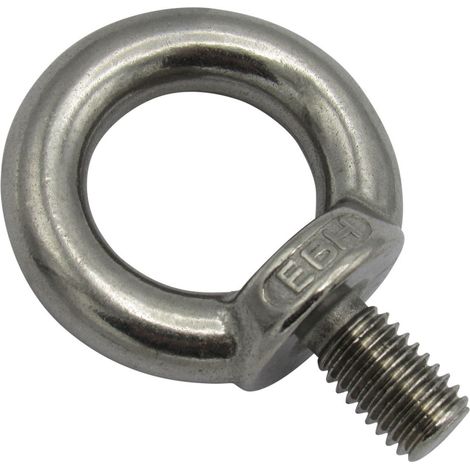 Stainless Eye Bolt M20 DIN580 (Steel Eyebolts Metric Thread Hole Attachment) (1/5)