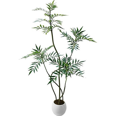 Plante Serpente Artificielle, Design Réaliste, Utilisation Intérieure Polyvalente, 150cm (1/2)