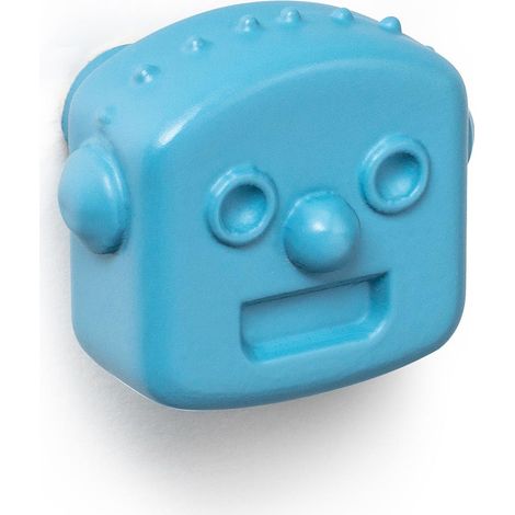 Bouton de meuble  Style enfantin juvénile  Fabriqué en ABS  Finition bleue  Mesures 353032mm  Système de fixation  Comprend des vis M4  1 unité - talla (1/2)