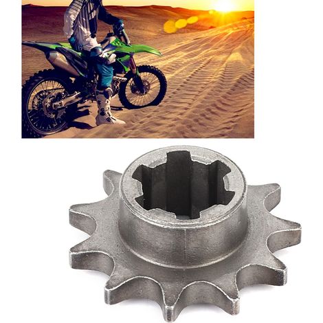 Pignon de boîte de vitesses compatible avec les quads, mini-motos et autres véhicules tout-terrain 2 temps de 47 et 49 cm³ (11 dents). (1/5)
