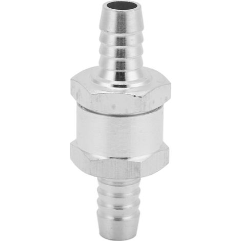 Clapet anti-retour unidirectionnel anti-retour en alliage d'aluminium universel pour carburant, essence, huile, essence, eau, 10 mm/0,39 pouces (1/5)