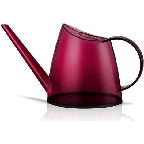 Long-neck watering can, suitable for gardening and home use (1.4 L, red) (1/5)