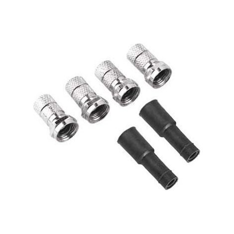 Kit de connexion satellite - Hama - Twin-LNB - 6 pièces - Couleur Argent - Quantité 4