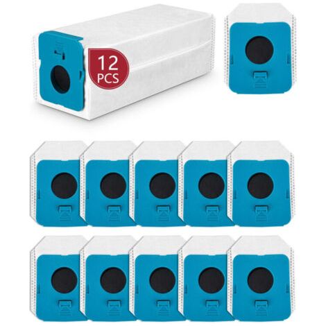 Set di 12 sacchetti per la pulizia della stazione di aspirazione per aspirapolvere Samsung Bespoke Jet VCA-ADB952. Accessori: sacchetti per la rimozione dello sporco, sacchetti di ricambio per la polv