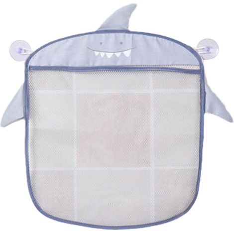 Filiyano – Organisateur de jouets de bain à séchage rapide, filet suspendu, rangement pour baignoire avec 2 ventouses, support à jouets à séchage (1/5)