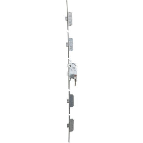 Bricard – Serrure multipoints à encastrer 5 points A2P – Protection anti-effraction – Têtière 2040x18 mm – Boîtier acier renforcé