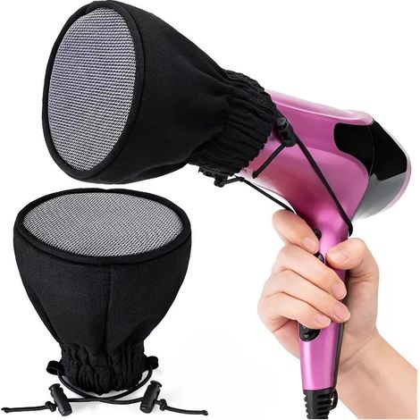 Paquete de 2 difusores para cabello rizado, portátiles, plegables, adecuados para cabello rizado y ondulado, compatibles con la mayoría de los secadores de pelo estándar. (1/4)