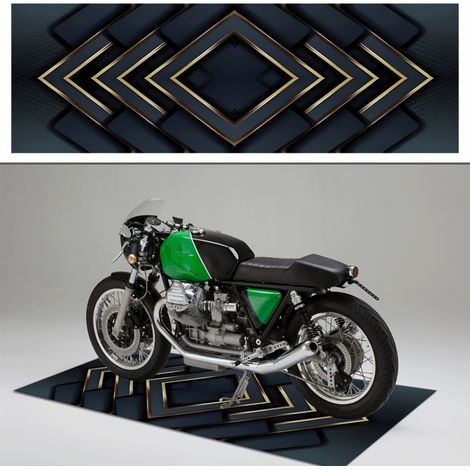Tapis de décoration pour chambre à coucher moto, doux pour la peau, anti-poussière et facile à entretenir, tapis de chevet - 60×200 cm [velours cristal, base antidérapante]