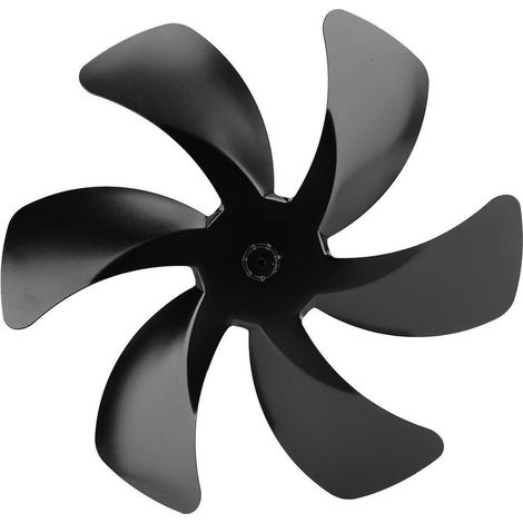 Hélice de ventilateur de poêle, 6 ailes en aluminium, aérage optimal pour chaleur homogène, remplacement facile (1/5)