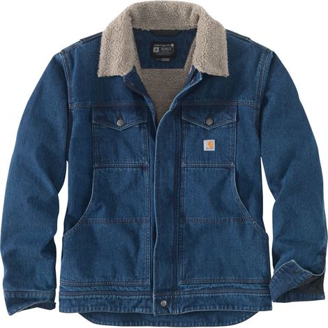 Veste Denim Sherpa relaxed fit bleu TXL - CARHARTT - S1105478H87XL