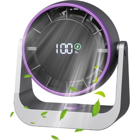 Ventilateur de table LED Alimenté par Batterie Petit (1/5)