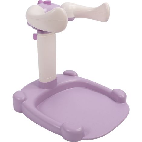 Tour de bain Baby Hug, support de douche antidérapant et réglable pour tout-petits, violet. (1/5)