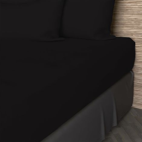 Soleil D Ocre – Drap housse coton 57 fils 140x190 cm – Bonnet 30 cm – Certifié OEKO-TEX® – Lavable 60° pour entretien facile
