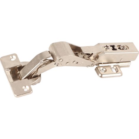 Charnières de porte biseautées à angle de 45 degrés pour armoires de cuisine, charnières à angle de 125 degrés pour cuisine et salle de bain, 35 coupelles (avec rembourrage) (1/5)