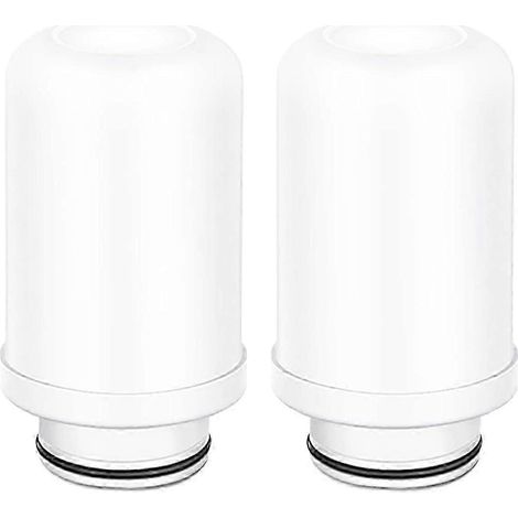 Water Filter Replacement Cartridges, Ceramic Filter Replacement, Faucet Filtration System, Activated Carbon Filter, (Ceramic Filter Cartridge x 2) (1/5)