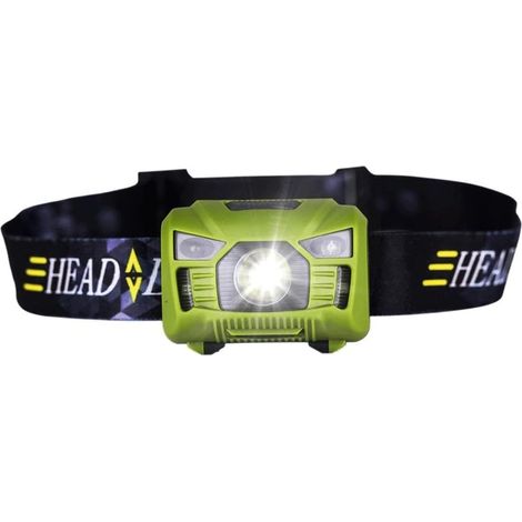 Stirnlampe mit Bewegungssensor, USB-aufladbar, 2 Betriebsmodi, tragbar (1/5)