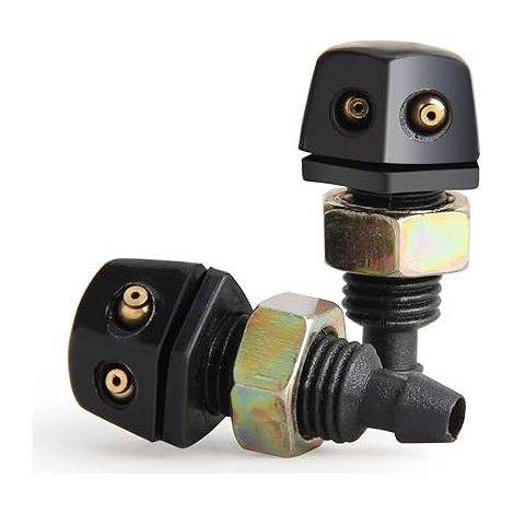 Bombas de limpiaparabrisas para automóviles: Boquillas de repuesto para el sistema de limpiaparabrisas (2 unidades, color negro) (1/5)