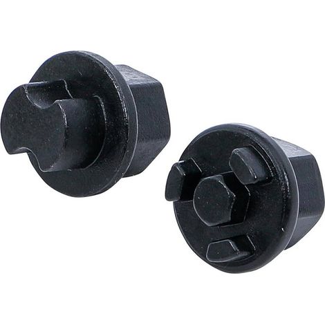 Jeu de Clés pour Bouchons de Vidange d'Huile 2 pcs - Compatible DAF, MAN, Volvo, Scania, Neoplan - Précision et Durabil - D-Work (1/5)