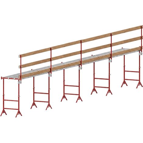 Ponteggio telescopico 1.20 a 2.20m - Lunghezza 12.00m - KITTR12/21EPX12M