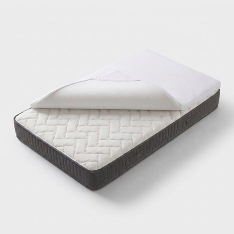 Matratzen-Topper Einzelbett aus Memory-Schaum mit abnehmbarem Bezug Duvet Singolo (1/4)