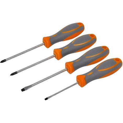 AVIT - 4 tournevis cruciforme PZ et plat