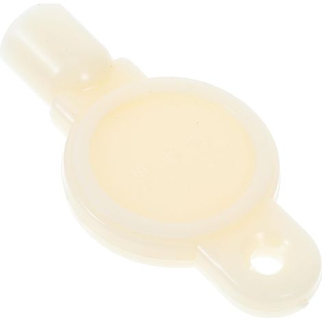 Clé Carrée pour Distributeur Papier Toilette et Essuie-Mains, Plastique Solide Blanc, Outil Compact Trou Accroche, Accessoire pour Locaux Sanitaires (1/5)