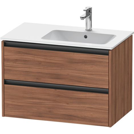 Duravit Ketho.2 Waschtischunterbau wandhängend, 2 Schubkästen, (1/2)