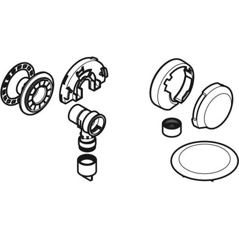 Geberit 242346211 Kit complet pour vidange de baignoire