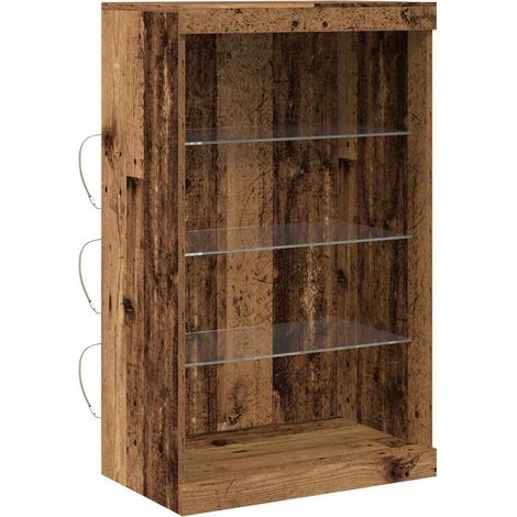 vidaXL Credenza Legno vecchio 60.5 x 37 x 100 cm Legno multistrato (1/5)