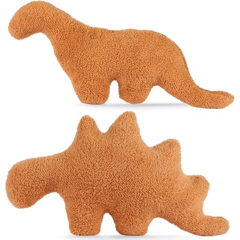 Dino Nuggets, Oreiller en Coton, Dinosaure, Cadeaux d'Anniversaire pour Filles et Garçons, 3340cm, 3035cm (1/5)