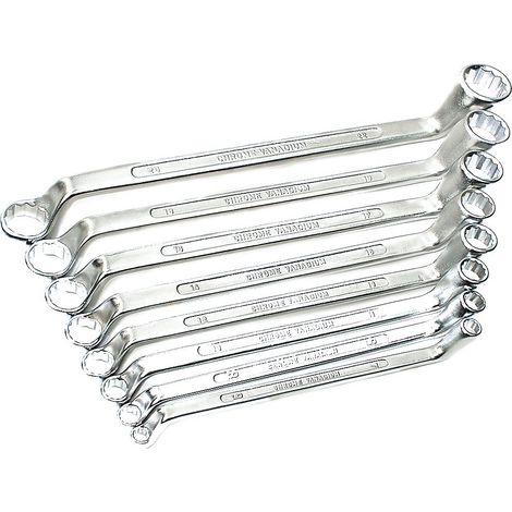 Mannesmann - M 140-08 – Set chiavi ad anello, 8 pz., 6-22 mm, CV