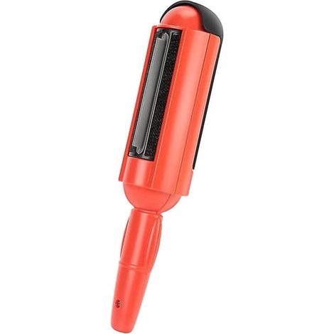 Rouleau anti-poils d'animaux, poils de chat, poils de chien, nettoyant pour canapé et tapis, outil d'épilation, rouleau pour chat, dispositif adhésif pour poils, rouge