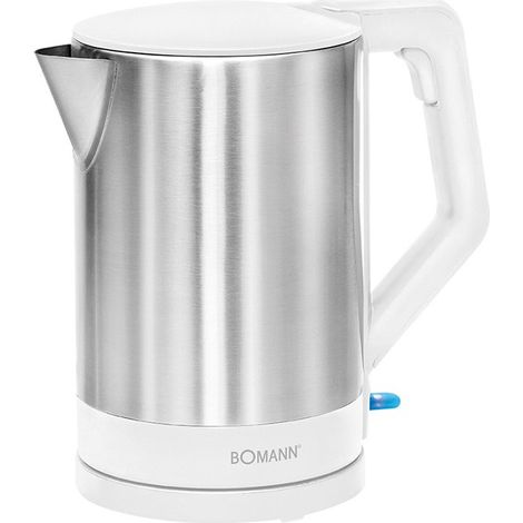 Bouilloire électrique 1,5L 2200W Bomann WKS 3002 CB Blanc (1/3)